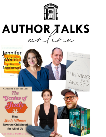 Listen to authors talk about their books and process with Author Talks Online 