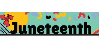 Visit Wright Library June 1-30, 2025, to view the exhibit Juneteenth.