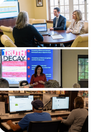 Wright Library helps business owners thrive including meeting spaces, special programs, and public computers.