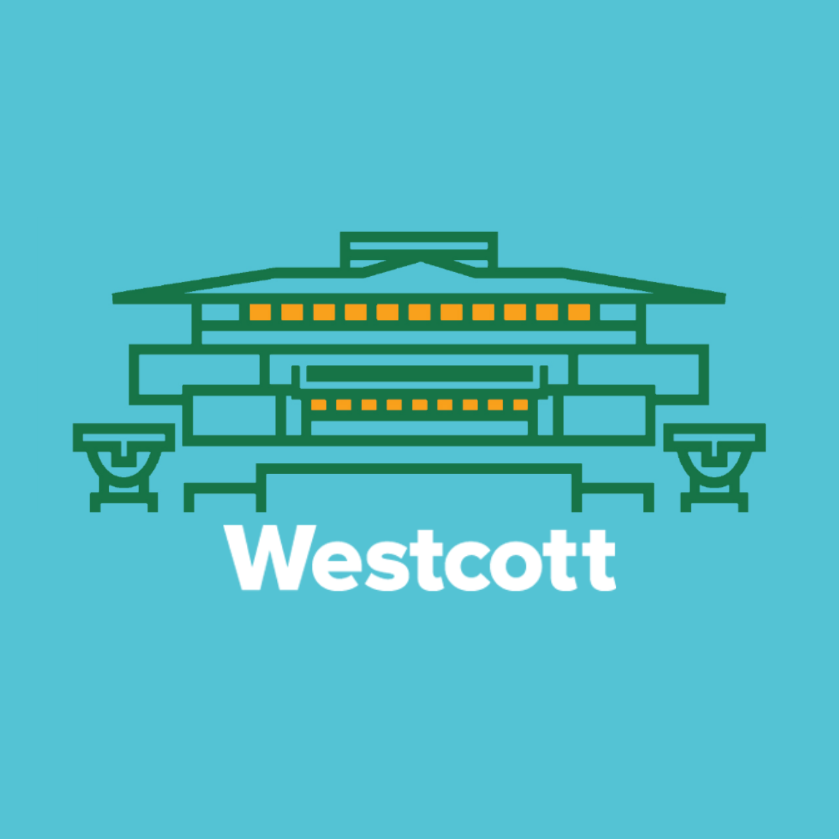 Logo for Westcott House in Springfield, Ohio