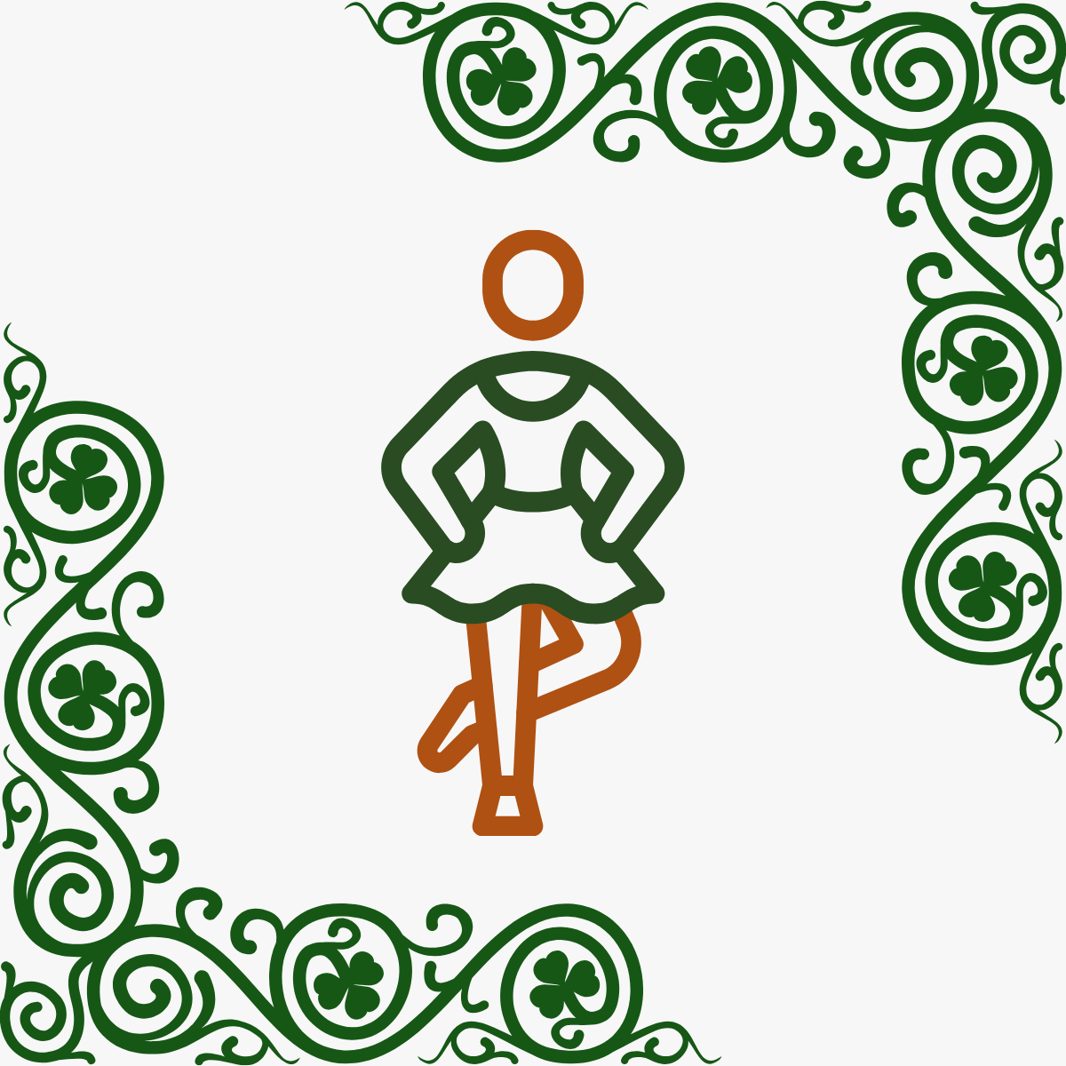Irish Dancer and Celtic designs