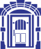 Library door logo