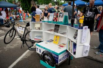 Book Peddler on display