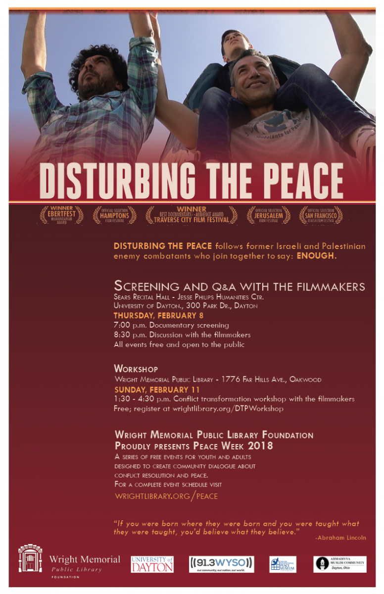 disturbing the peace event poster