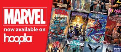 Marvel now available on Hoopla