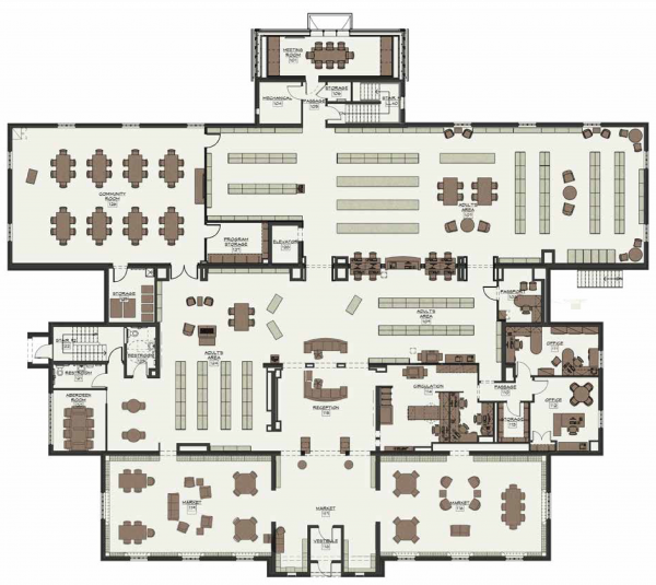 Street Level - upper level renovation plans