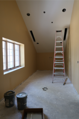 new conference room with vaulted cieling