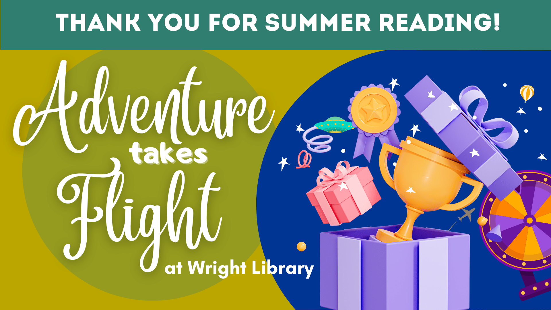 Summer Reading Youth Prizes can be claimed through August 19
