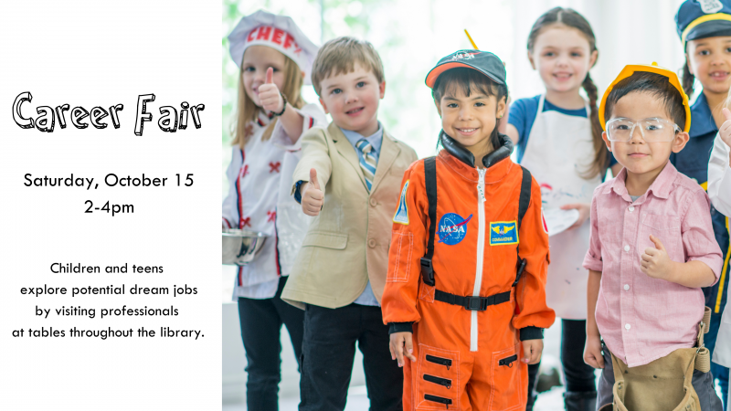 children dressed up in career-based costumes