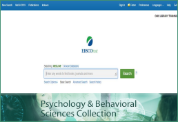 Psychology and Behavioral Sciences Collection