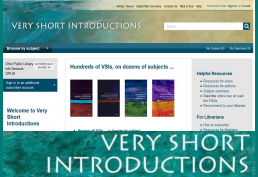 Very Short Introductions