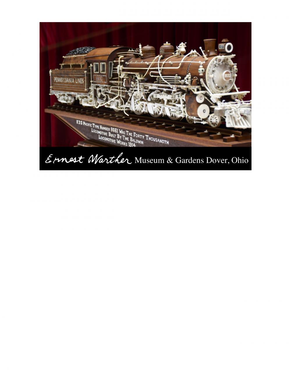 carved train locomotive