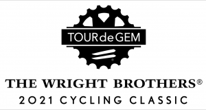 tour de gem logo for wright library foundation team