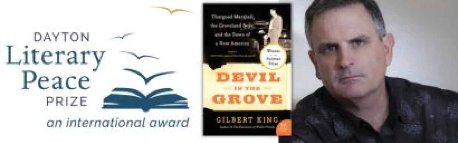 Wright Library welcomes author Gilbert King to kick off Dayton Literary Peace Prize Weekend November 7.