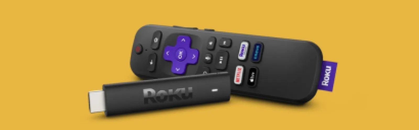 ROKU streaming services device and remote.